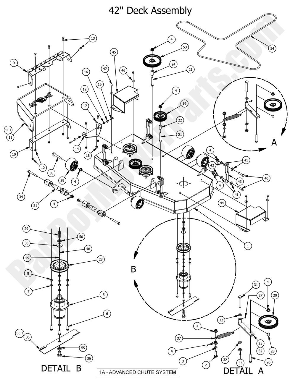 2016 Compact Outlaw - 42" Deck Assembly